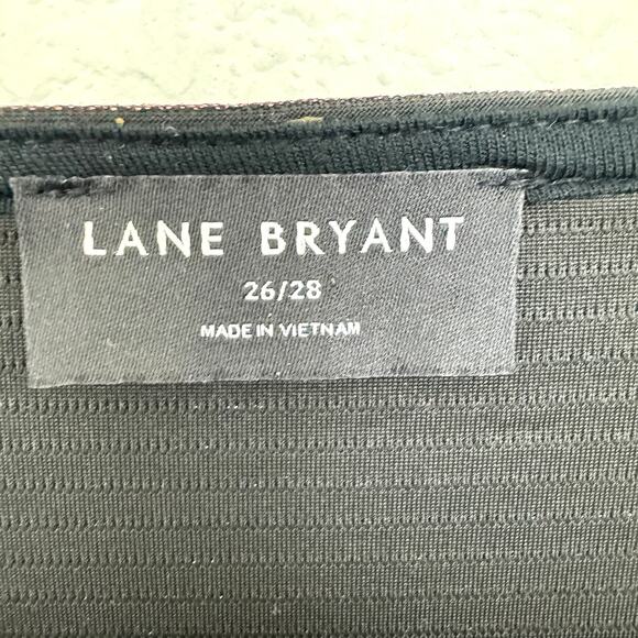 Lane Bryant Womens Classic Flutter Sleeve Peplum Top Size 26/28  Metallic Copper - Picture 3 of 7